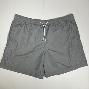 Magellan Outdoors Fishing Gear Shorts Men Gray UPF 30 Zip Pockets Drawstring 2XL
